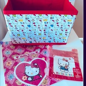 Hello Kitty Sanrio Drawstring Bags & Storage Box